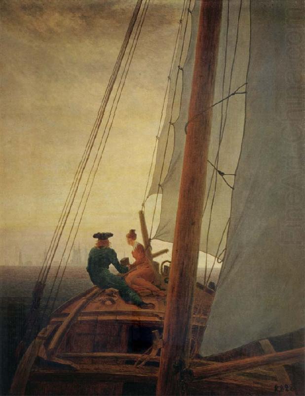 Caspar David Friedrich The Sailboat china oil painting image